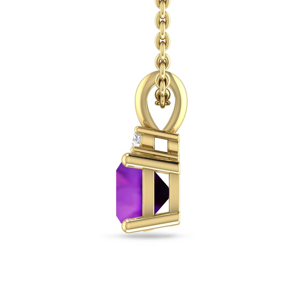 Yellow Gold - Amethyst