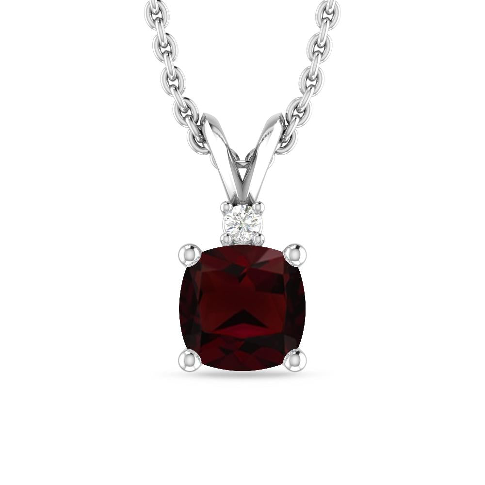 White Gold - Garnet