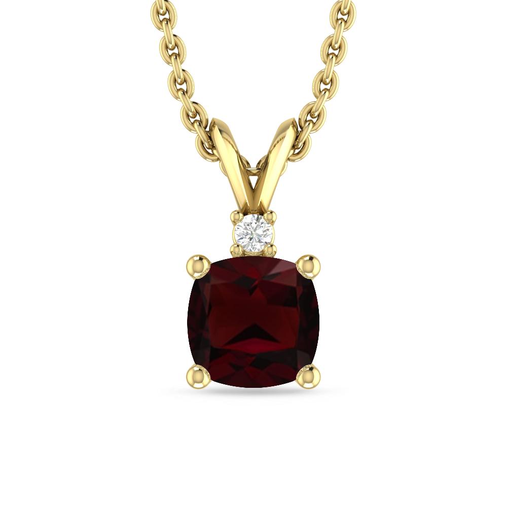 Yellow Gold - Garnet