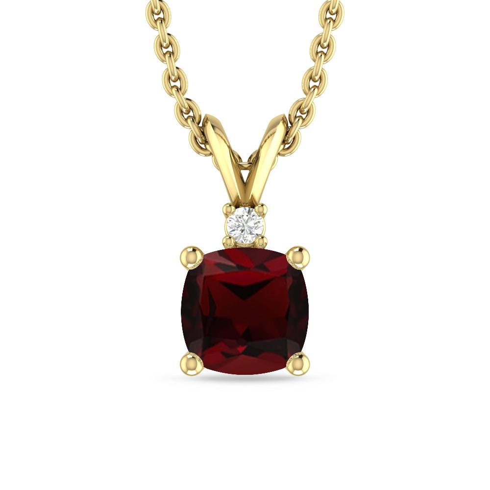 Yellow Gold - Garnet