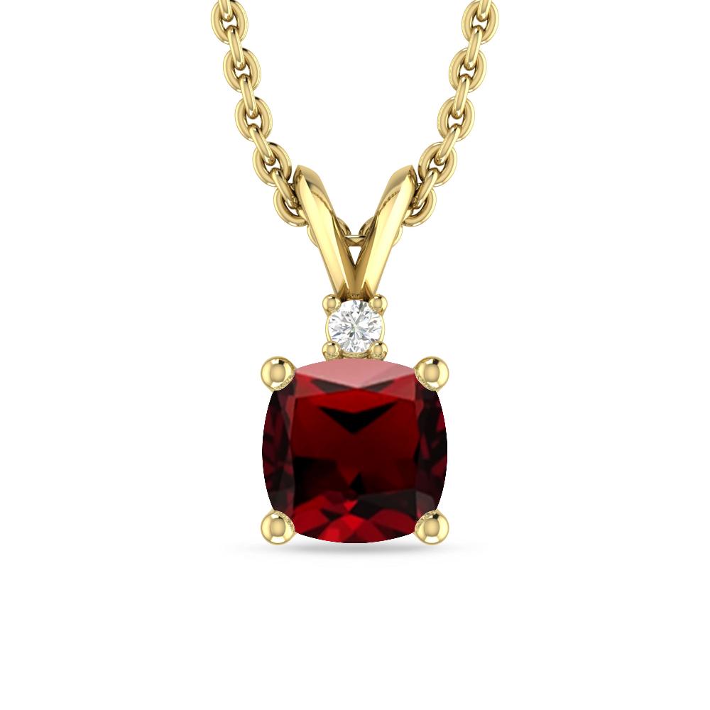 Yellow Gold - Garnet