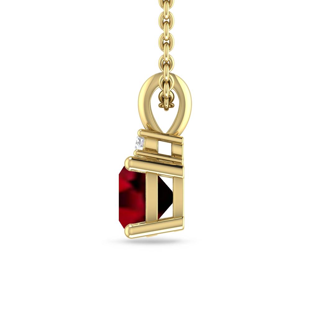 Yellow Gold - Garnet