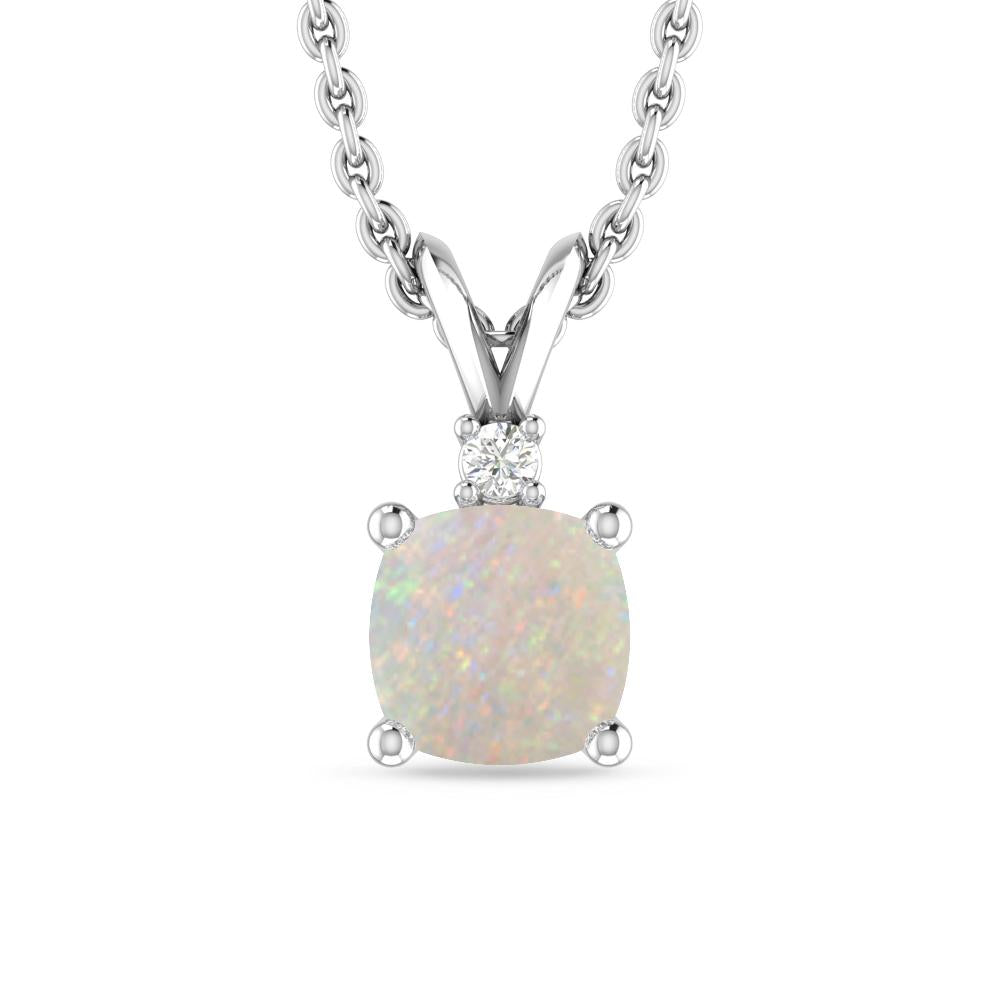 White Gold - Opal