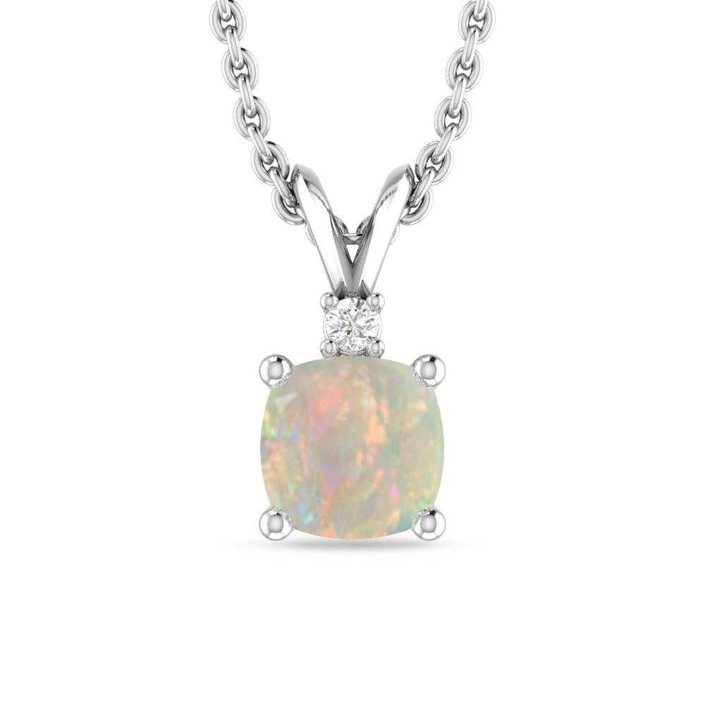 White Gold - Opal