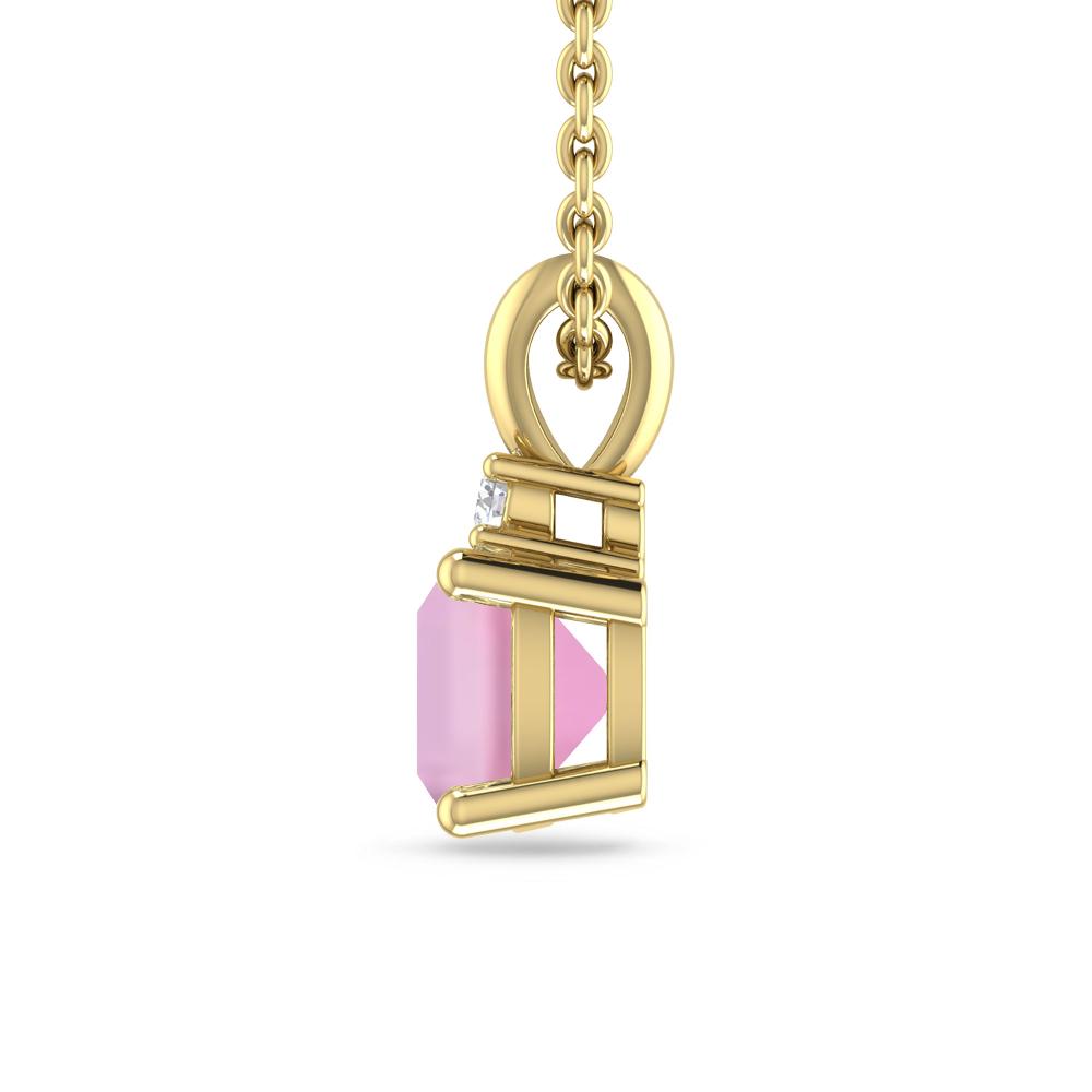 Yellow Gold - Pink Tourmaline