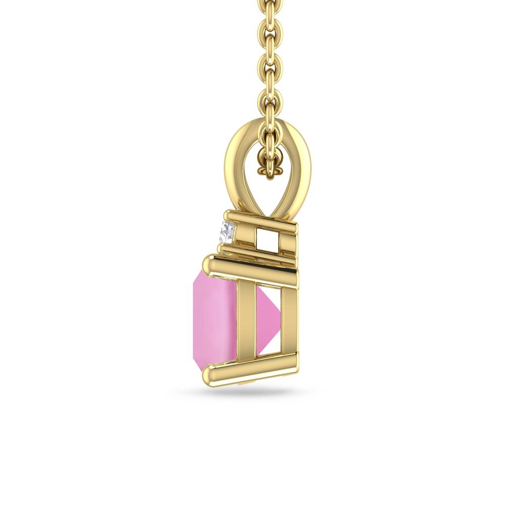 Yellow Gold - Pink Tourmaline