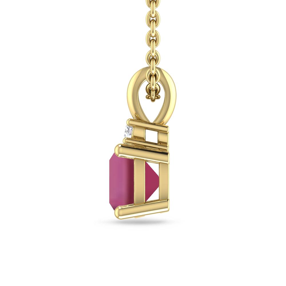 Yellow Gold - Pink Tourmaline