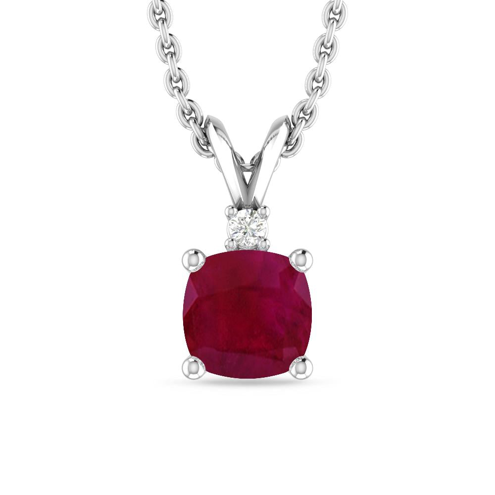 White Gold - Ruby