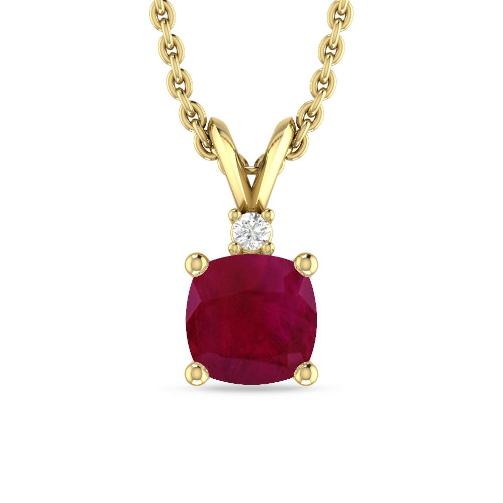 Yellow Gold - Ruby