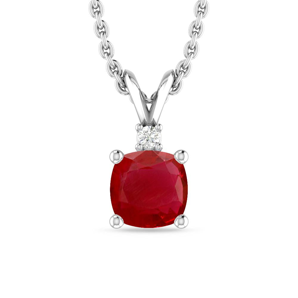 White Gold - Ruby