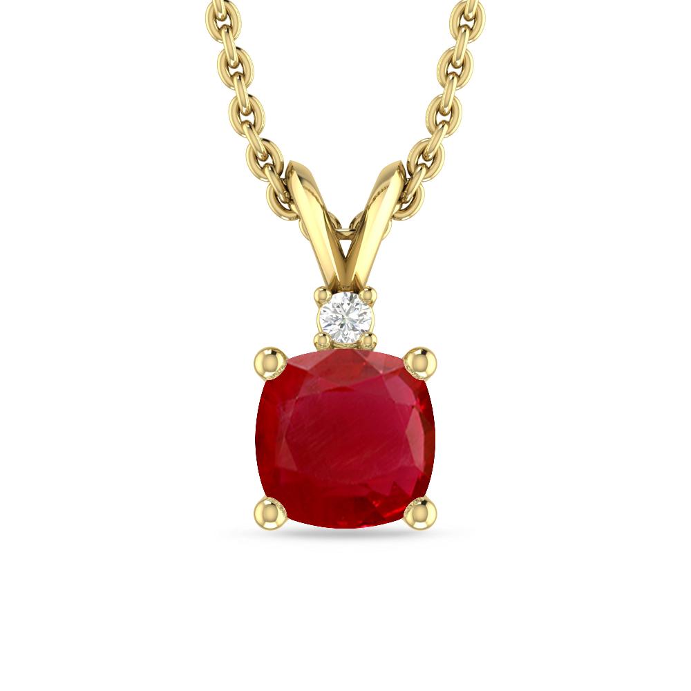 Yellow Gold - Ruby