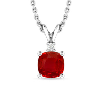 White Gold - Ruby