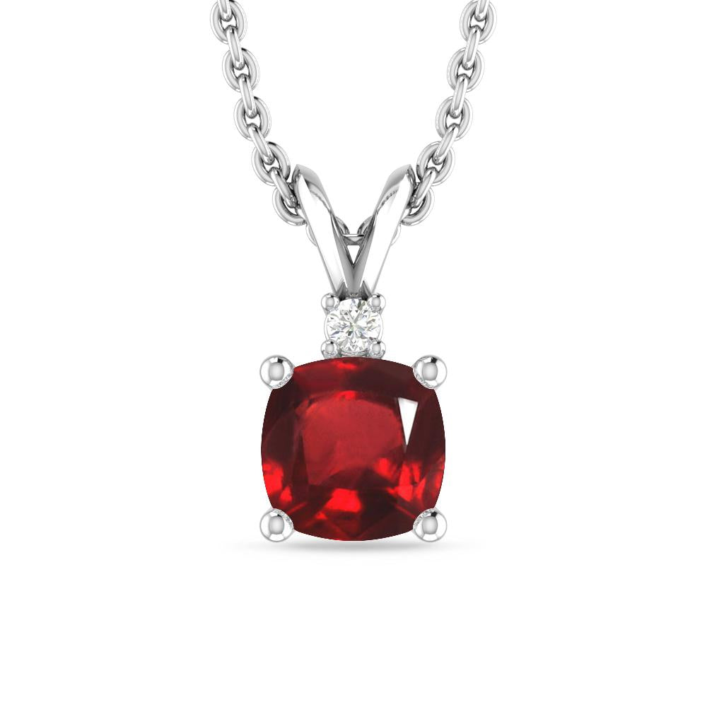 White Gold - Ruby