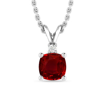 White Gold - Ruby