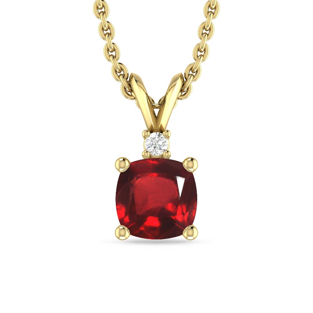 Yellow Gold - Ruby