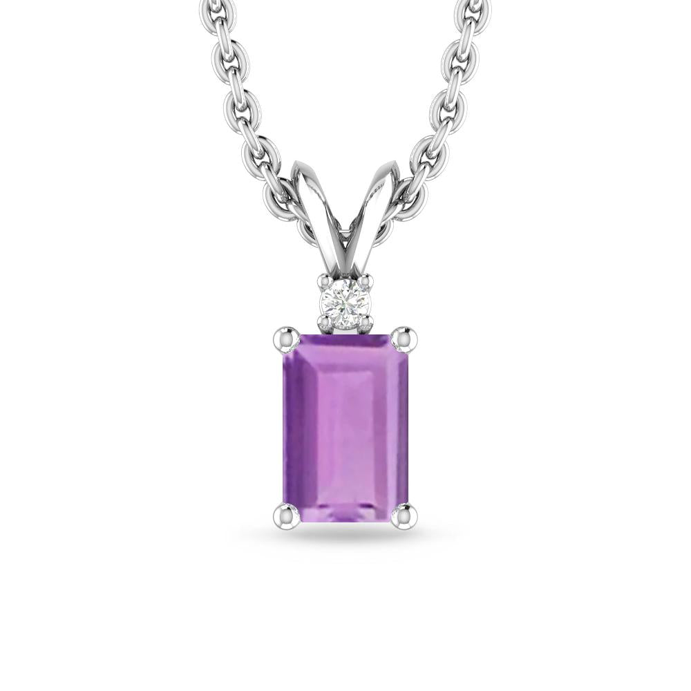 White Gold - Amethyst