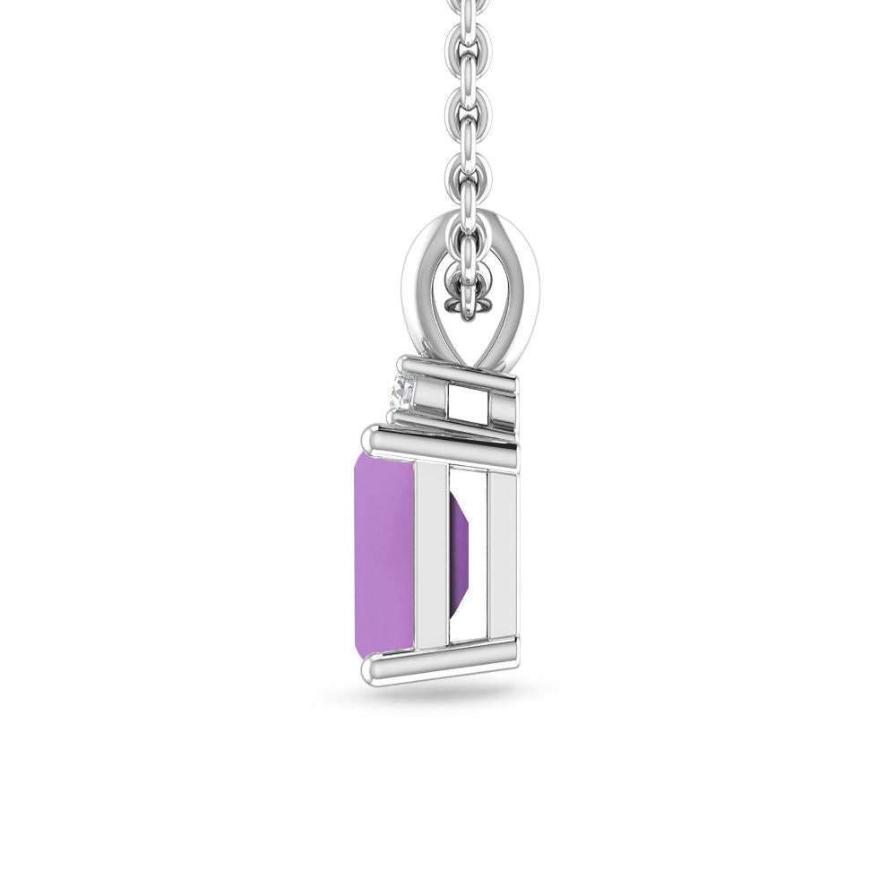 White Gold - Amethyst