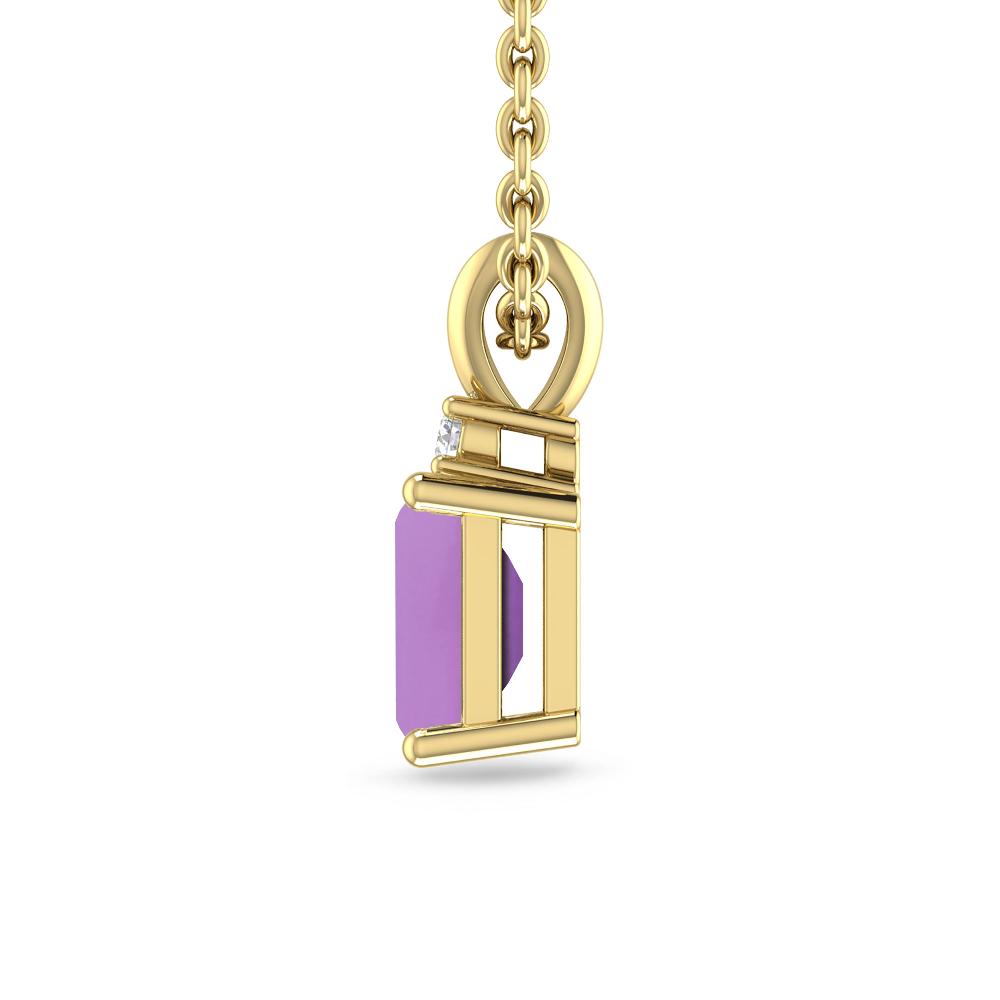 Yellow Gold - Amethyst