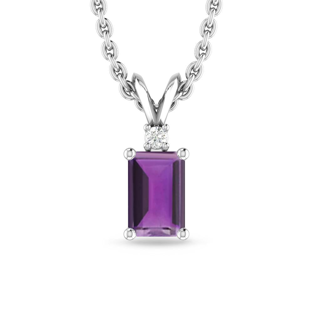 White Gold - Amethyst