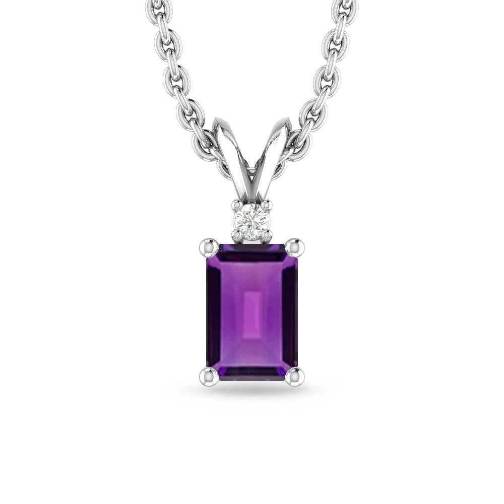 White Gold - Amethyst