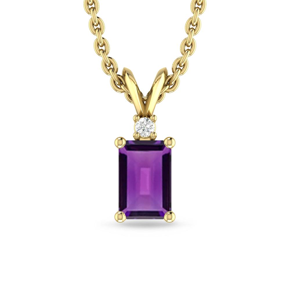 Yellow Gold - Amethyst