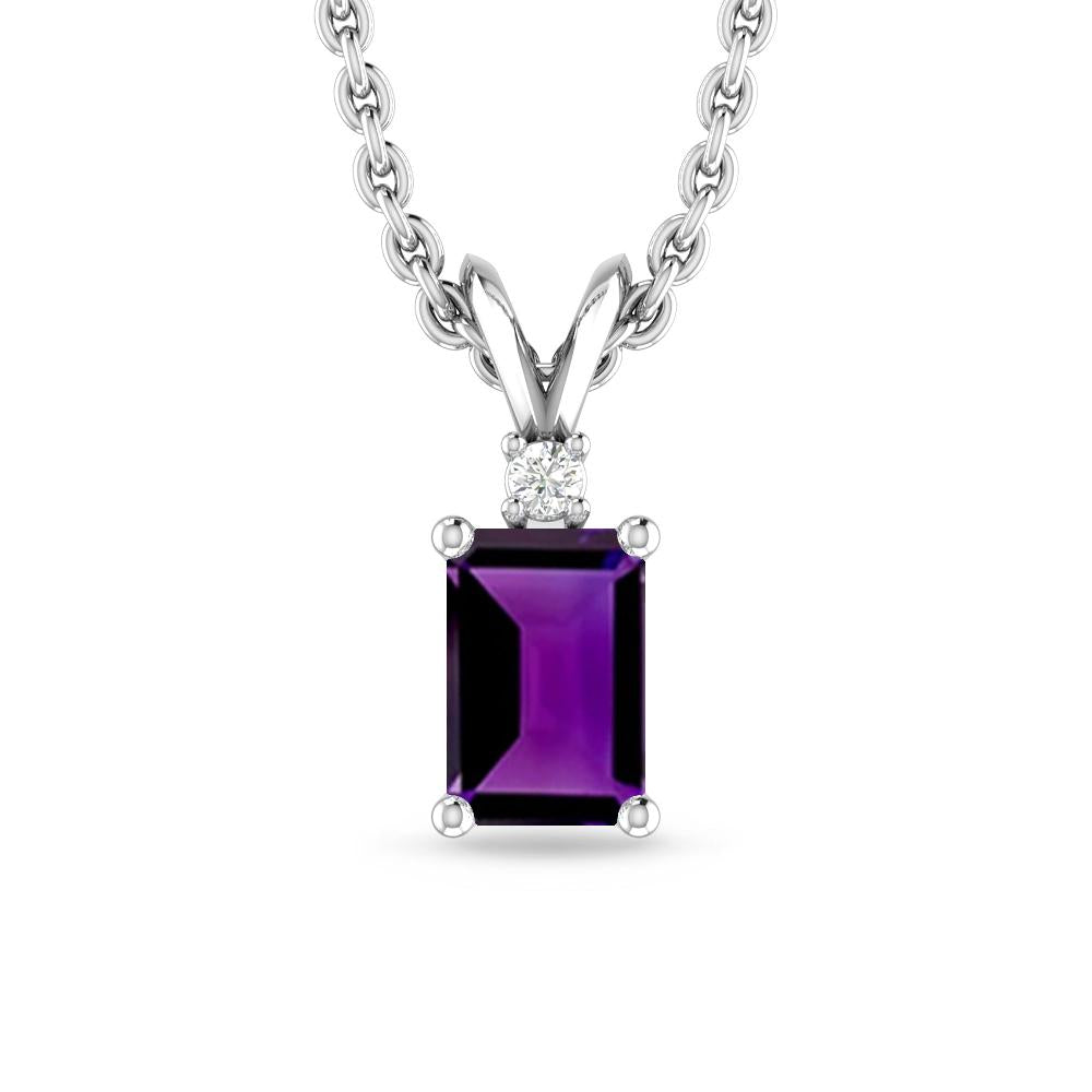 White Gold - Amethyst