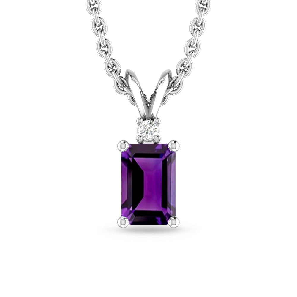 White Gold - Amethyst