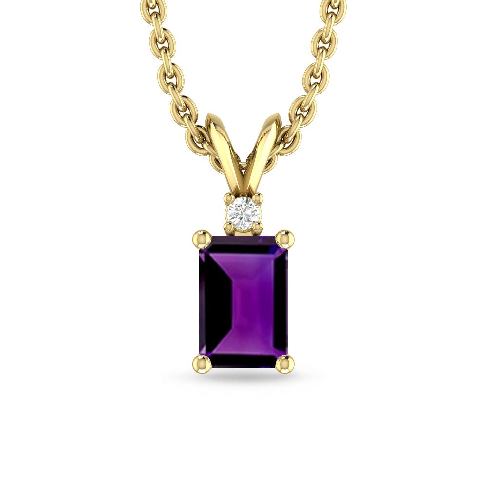 Yellow Gold - Amethyst