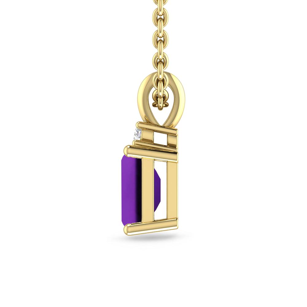 Yellow Gold - Amethyst