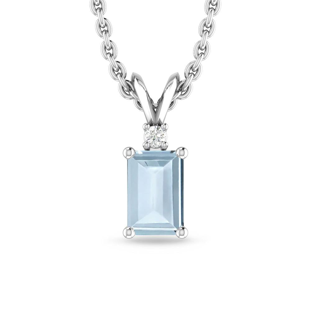 White Gold - Aquamarine