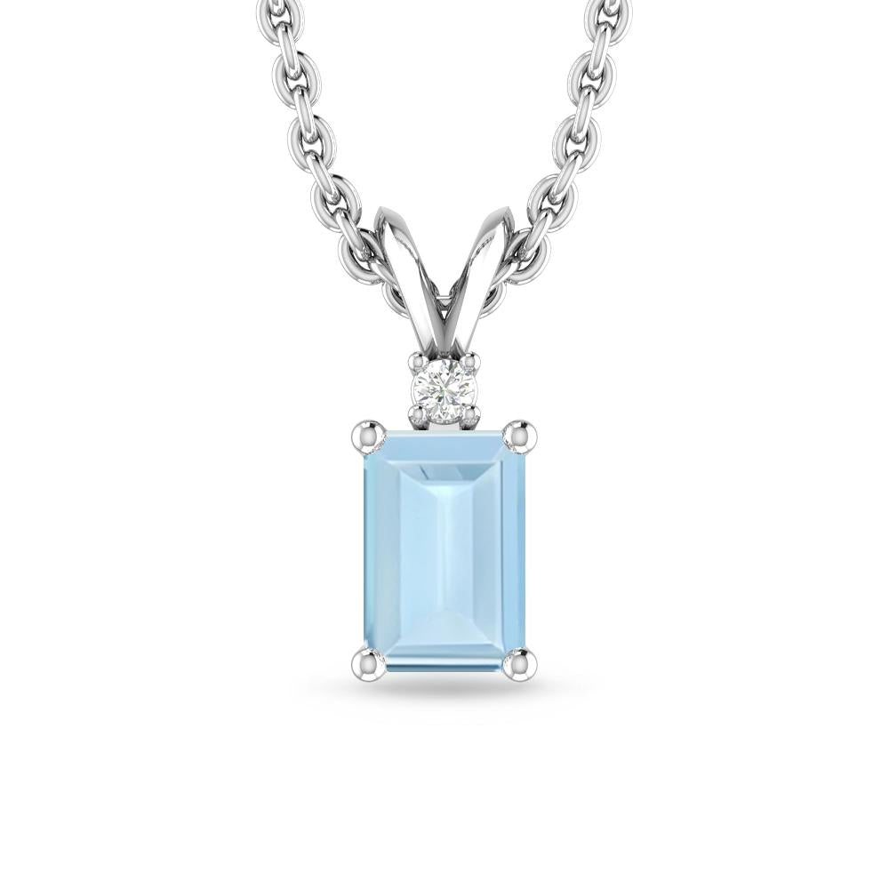 White Gold - Aquamarine