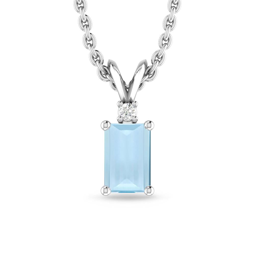 White Gold - Aquamarine