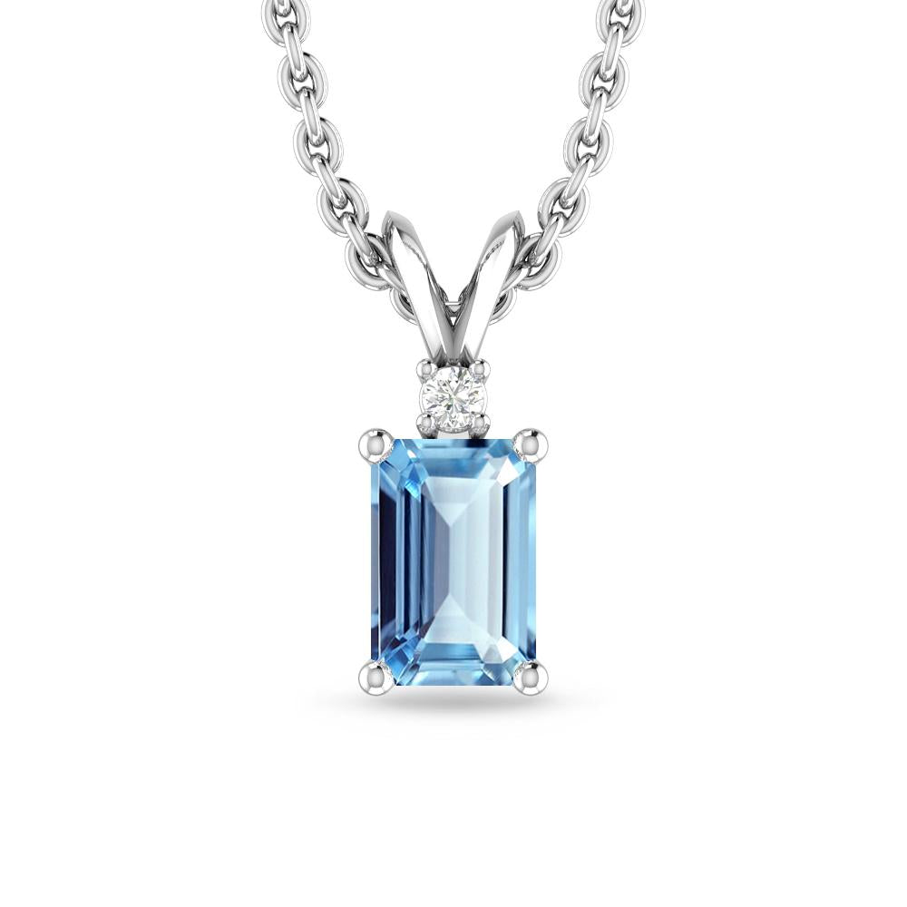 White Gold - Aquamarine