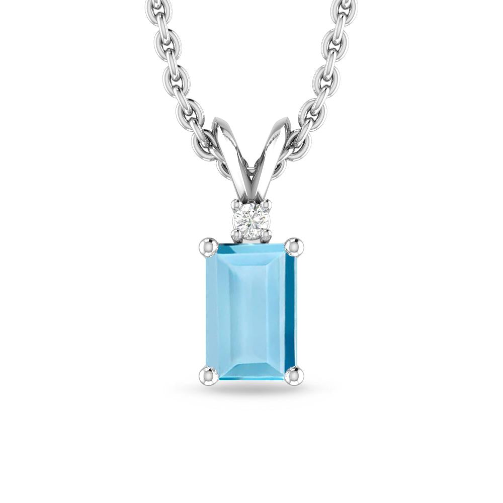 White Gold - Aquamarine