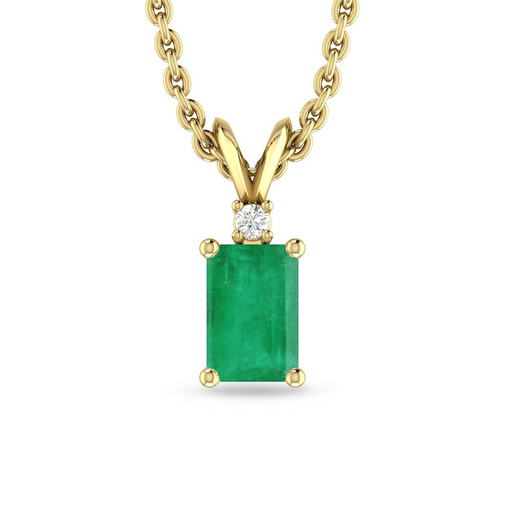 Yellow Gold - Emerald