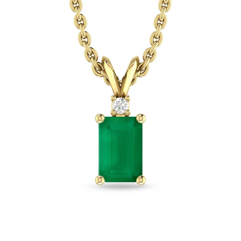 Yellow Gold - Emerald