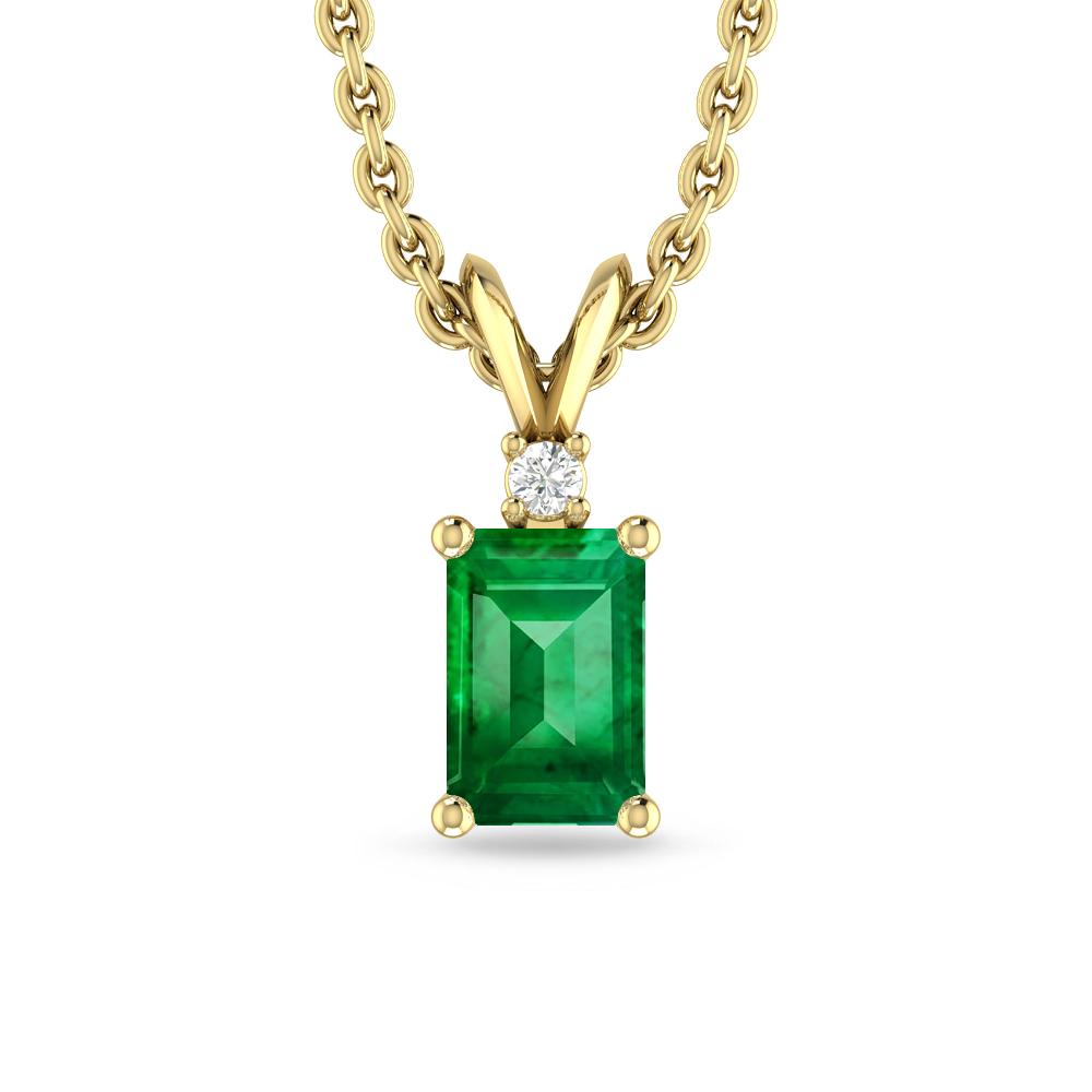 Yellow Gold - Emerald