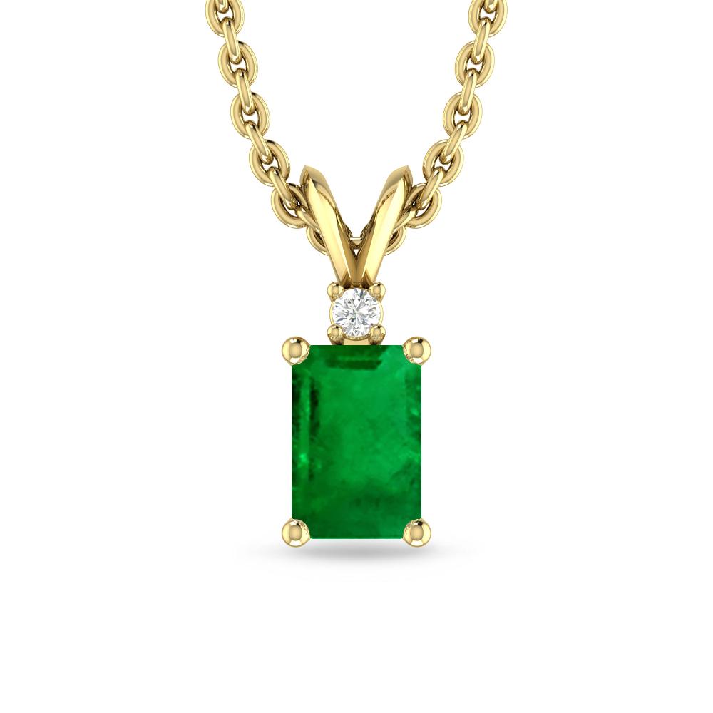 Yellow Gold - Emerald