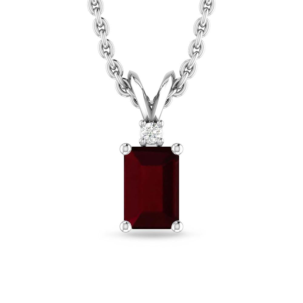 White Gold - Garnet