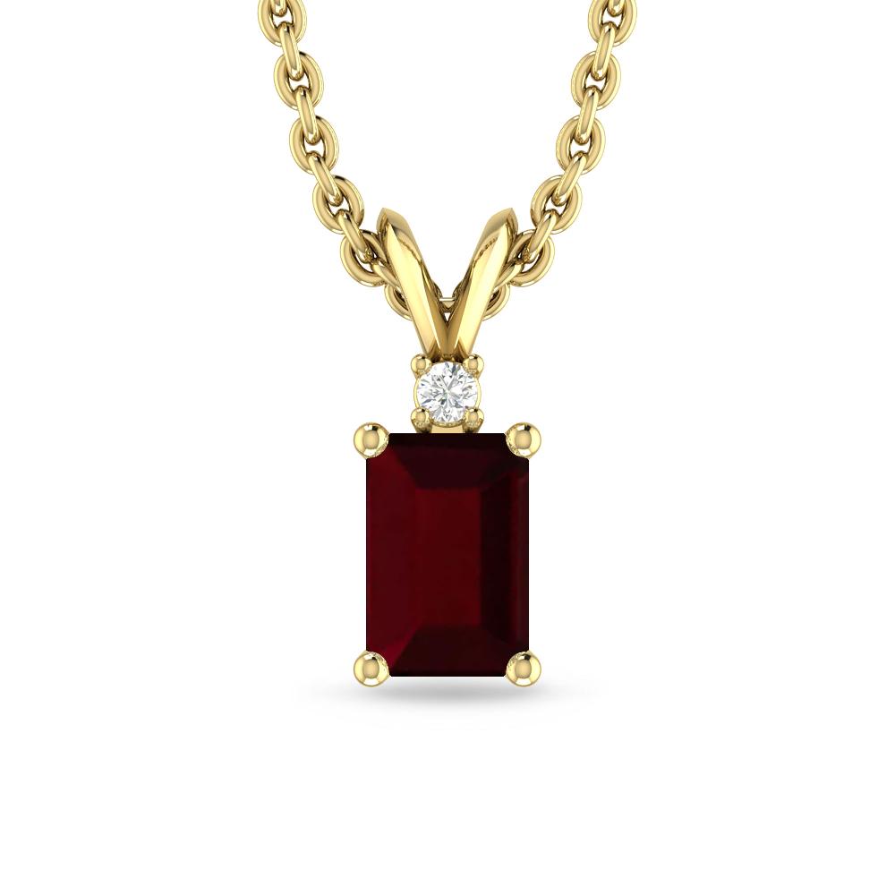 Yellow Gold - Garnet