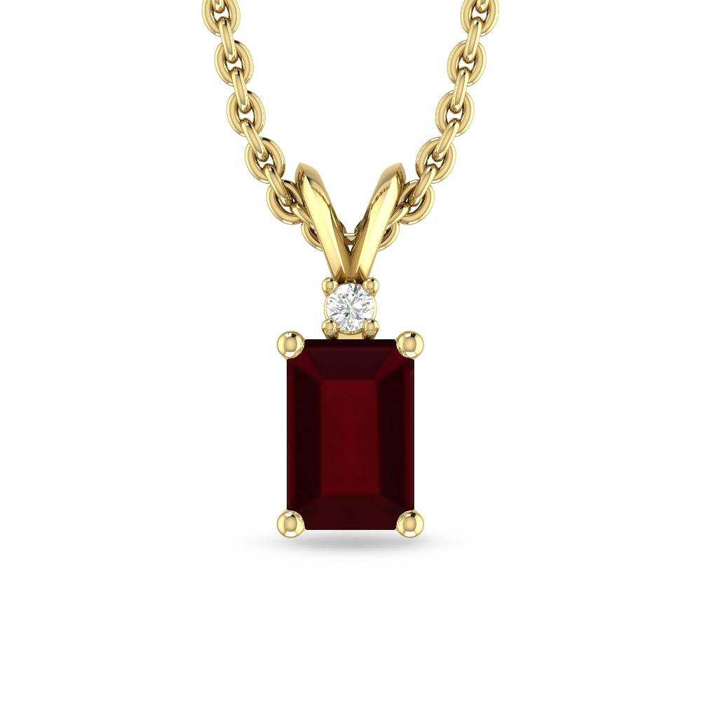 Yellow Gold - Garnet