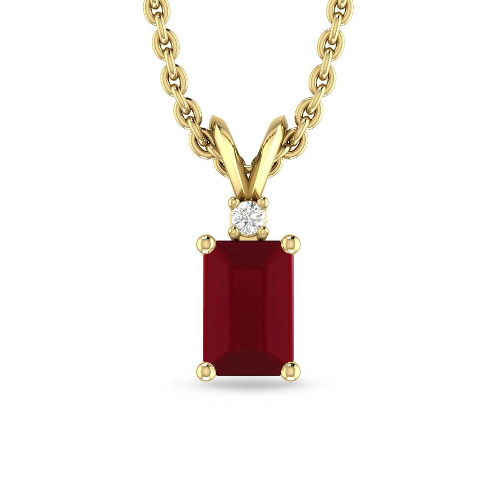 Yellow Gold - Garnet