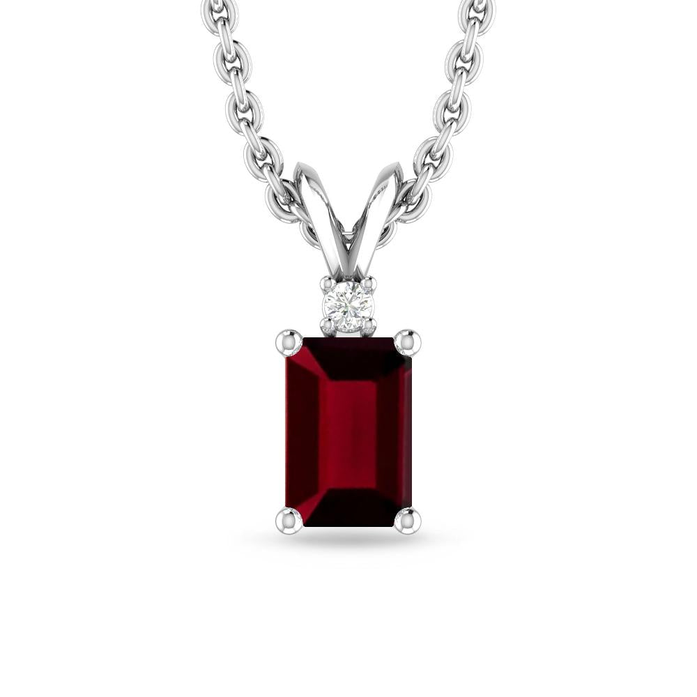 White Gold - Garnet