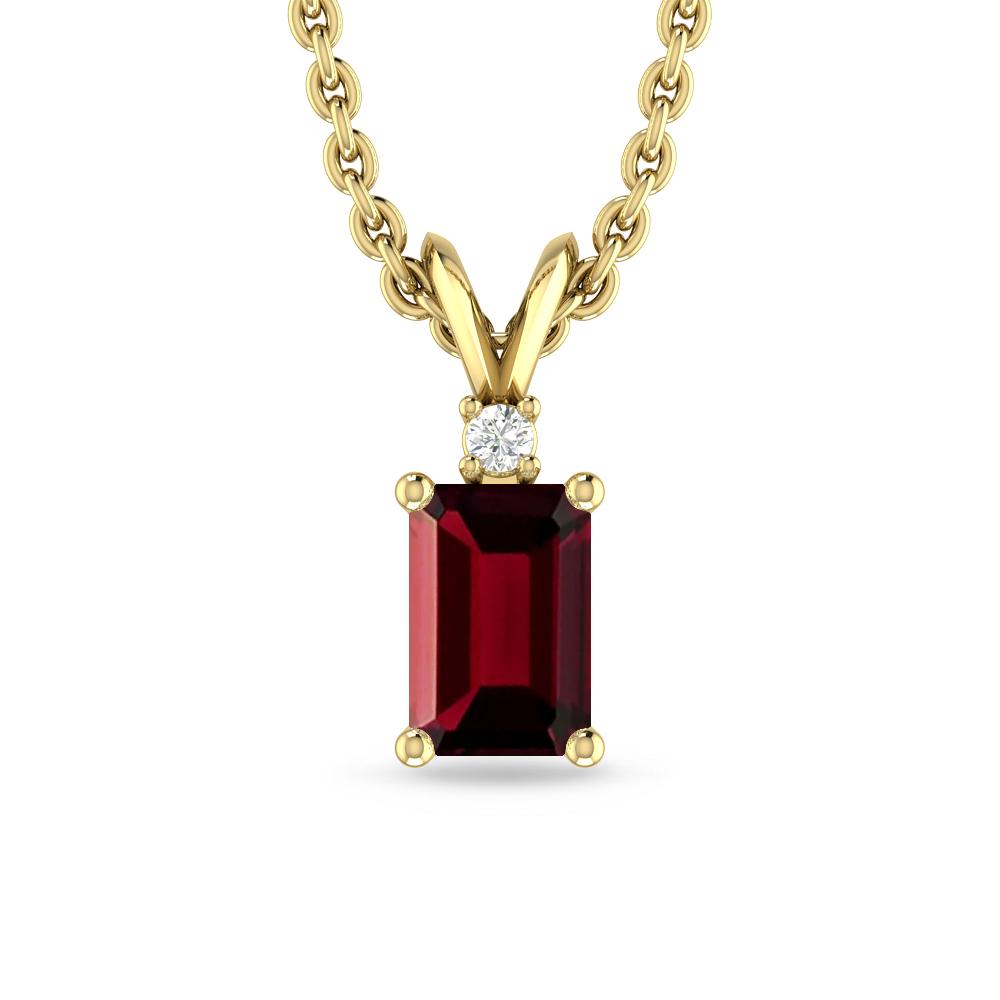 Yellow Gold - Garnet