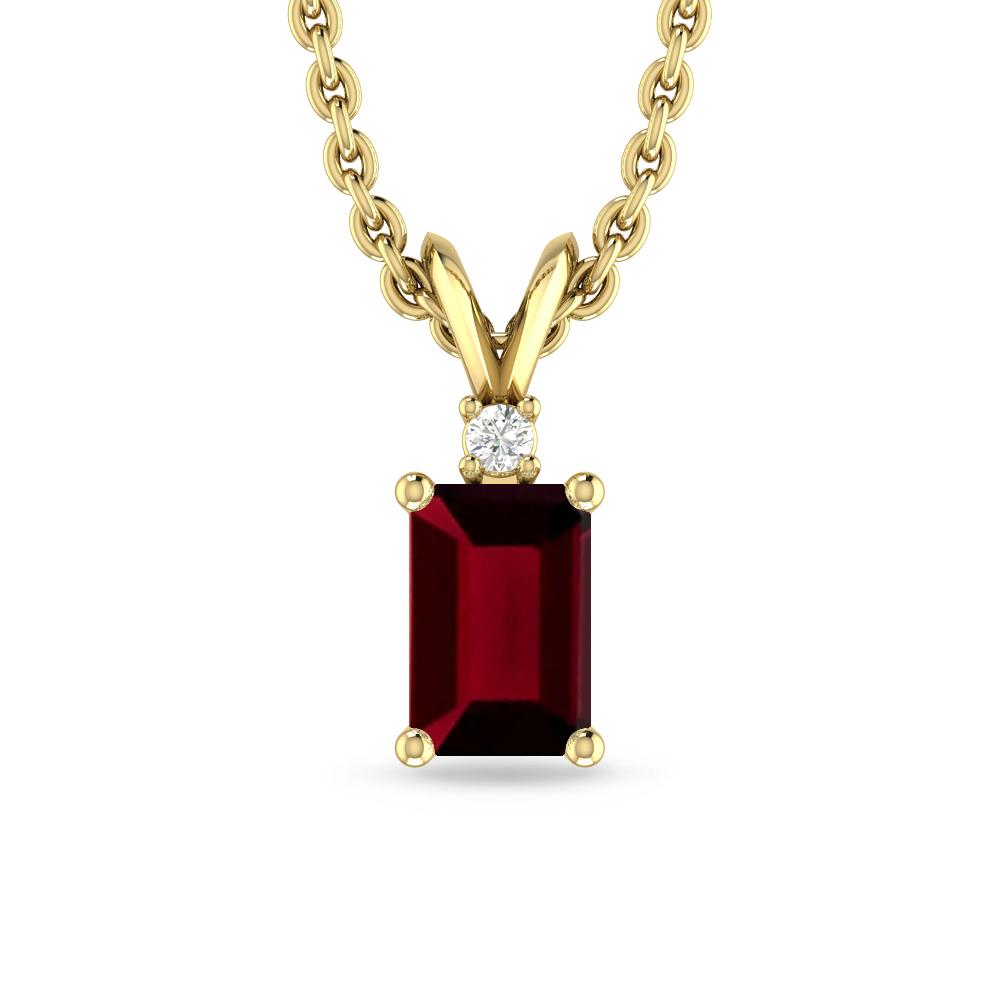 Yellow Gold - Garnet