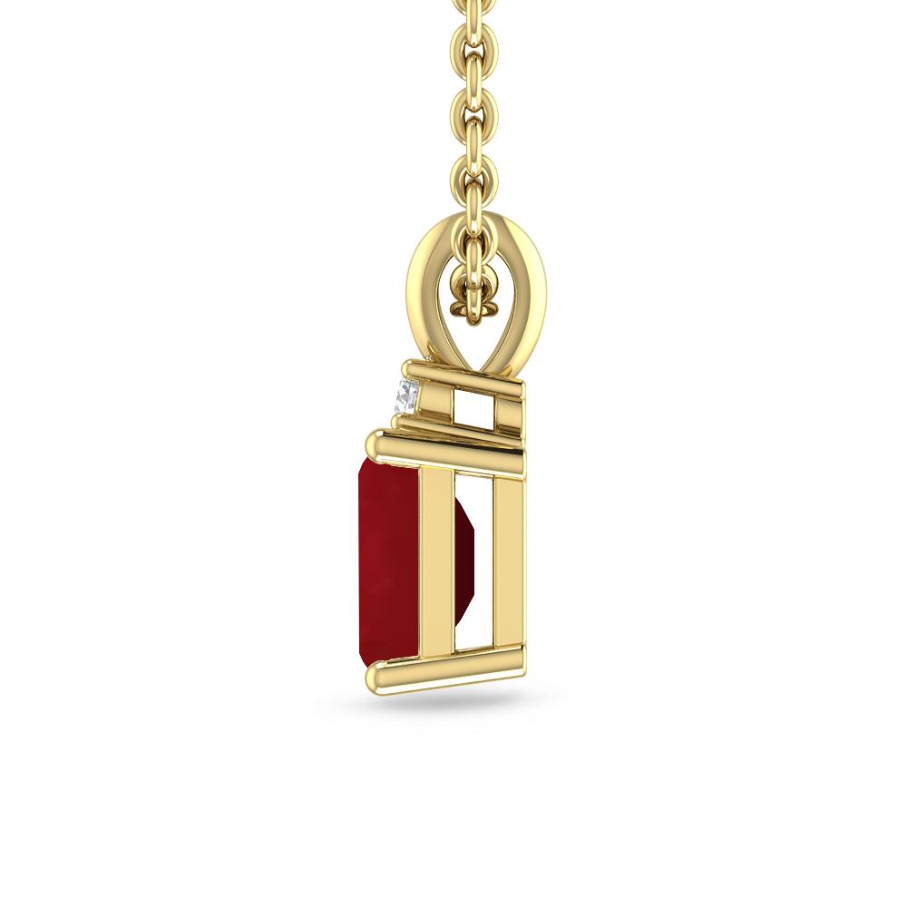 Yellow Gold - Garnet