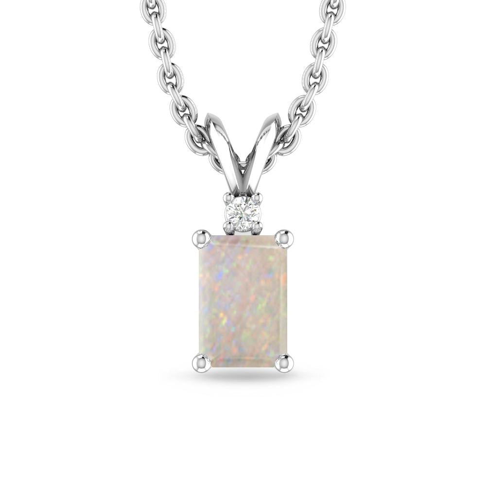 White Gold - Opal