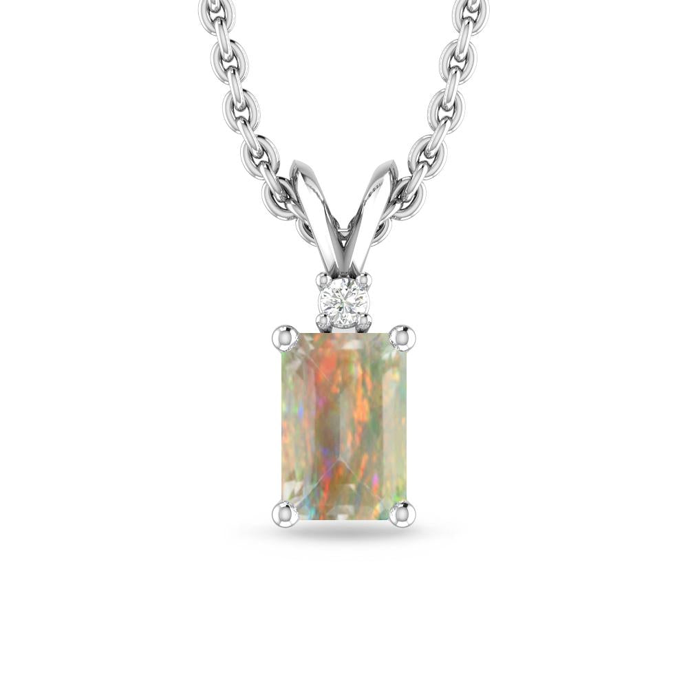 White Gold - Opal