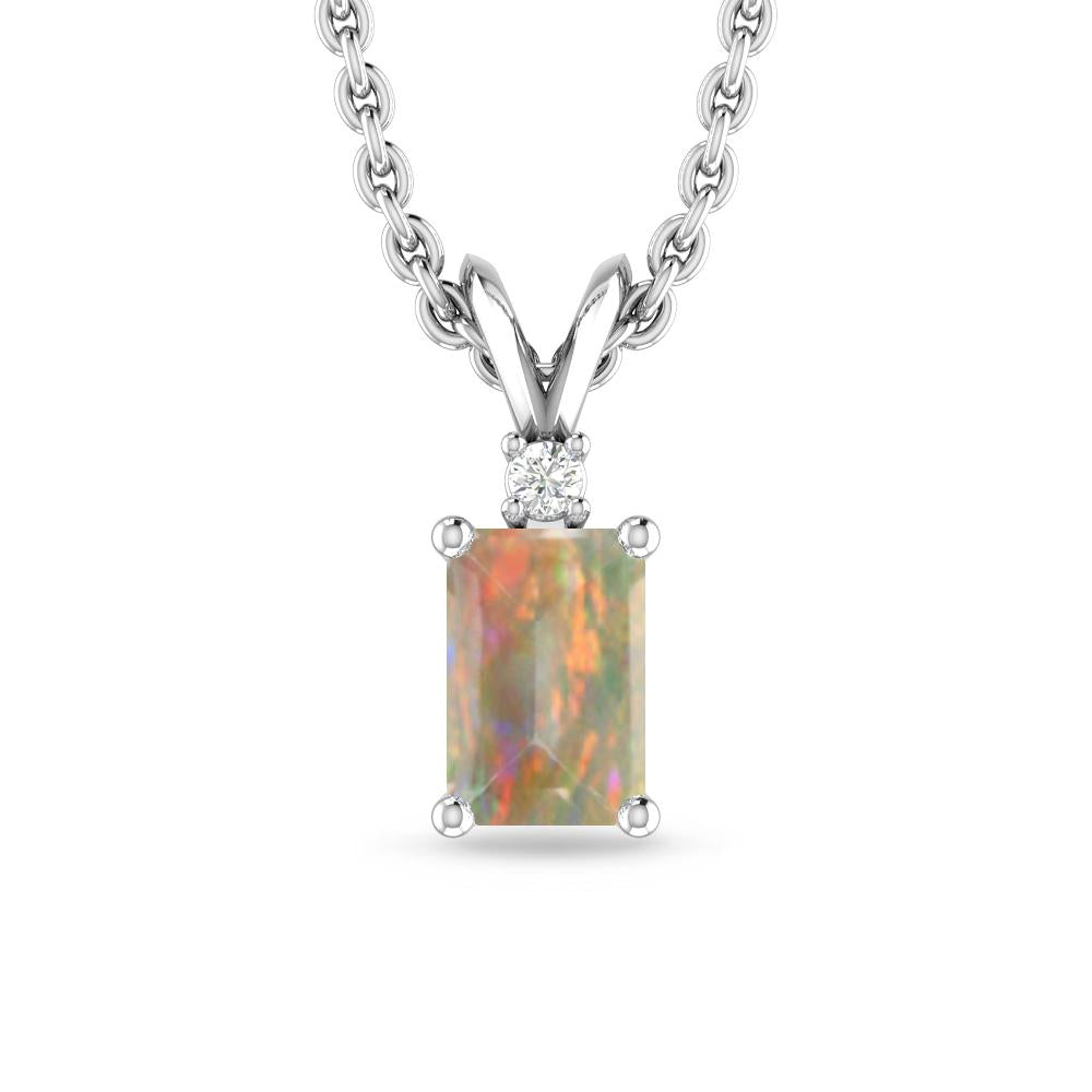 White Gold - Opal