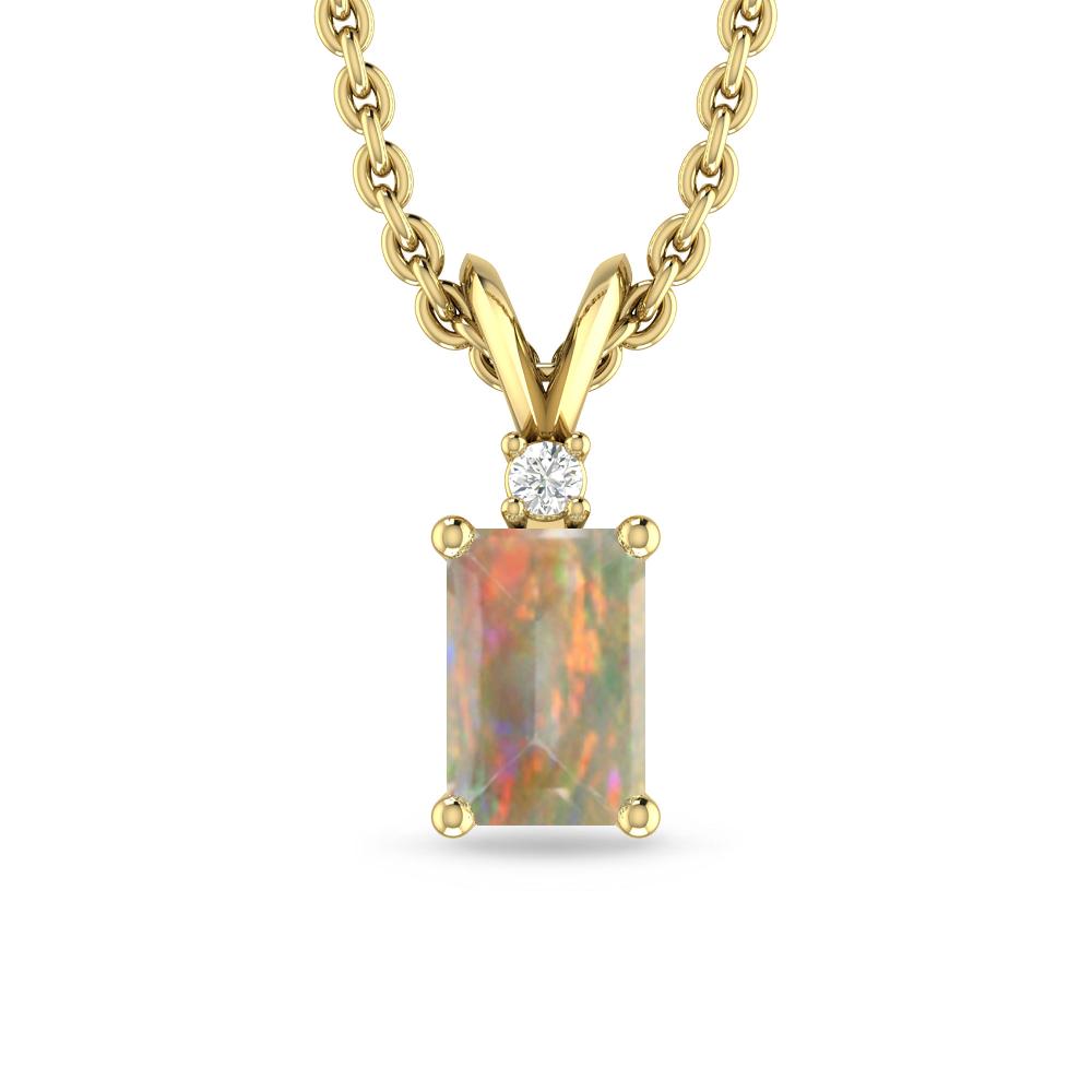 Yellow Gold - Opal